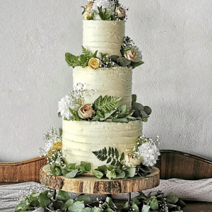 Tarta nupcial Rústica